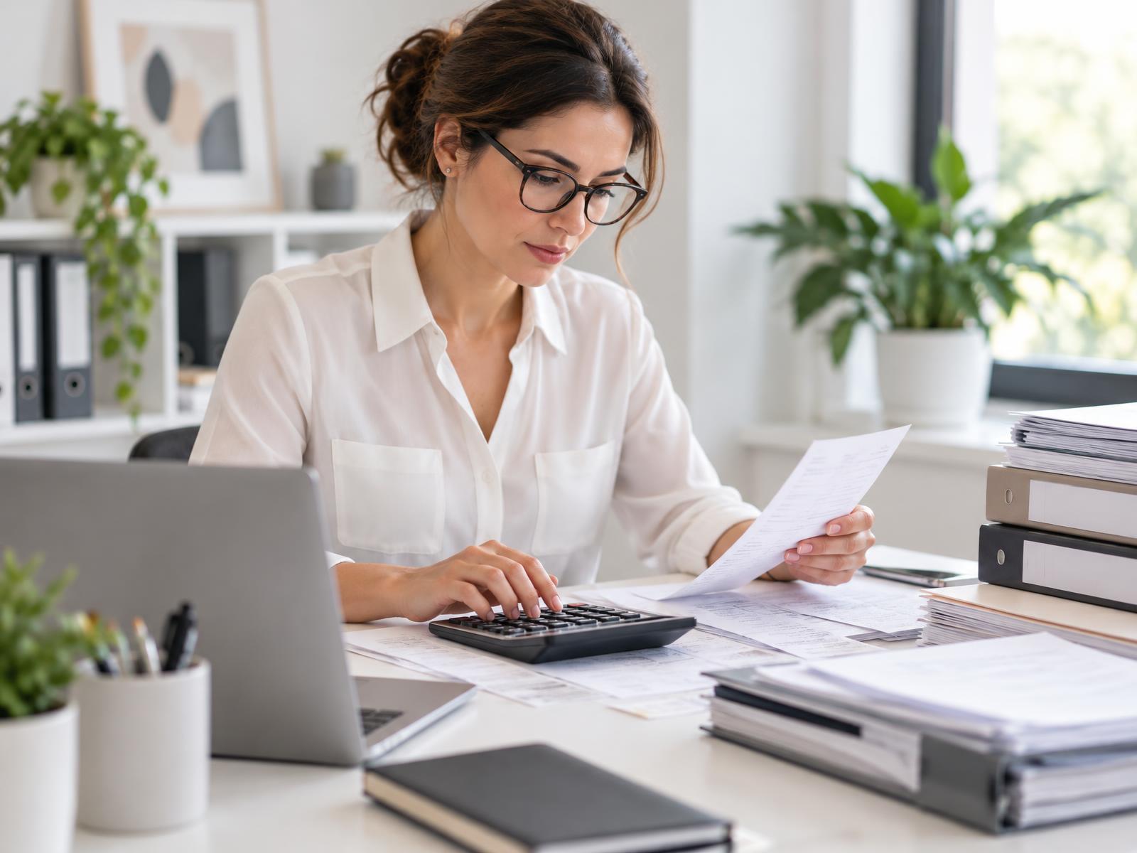 Finance remote specialist at work